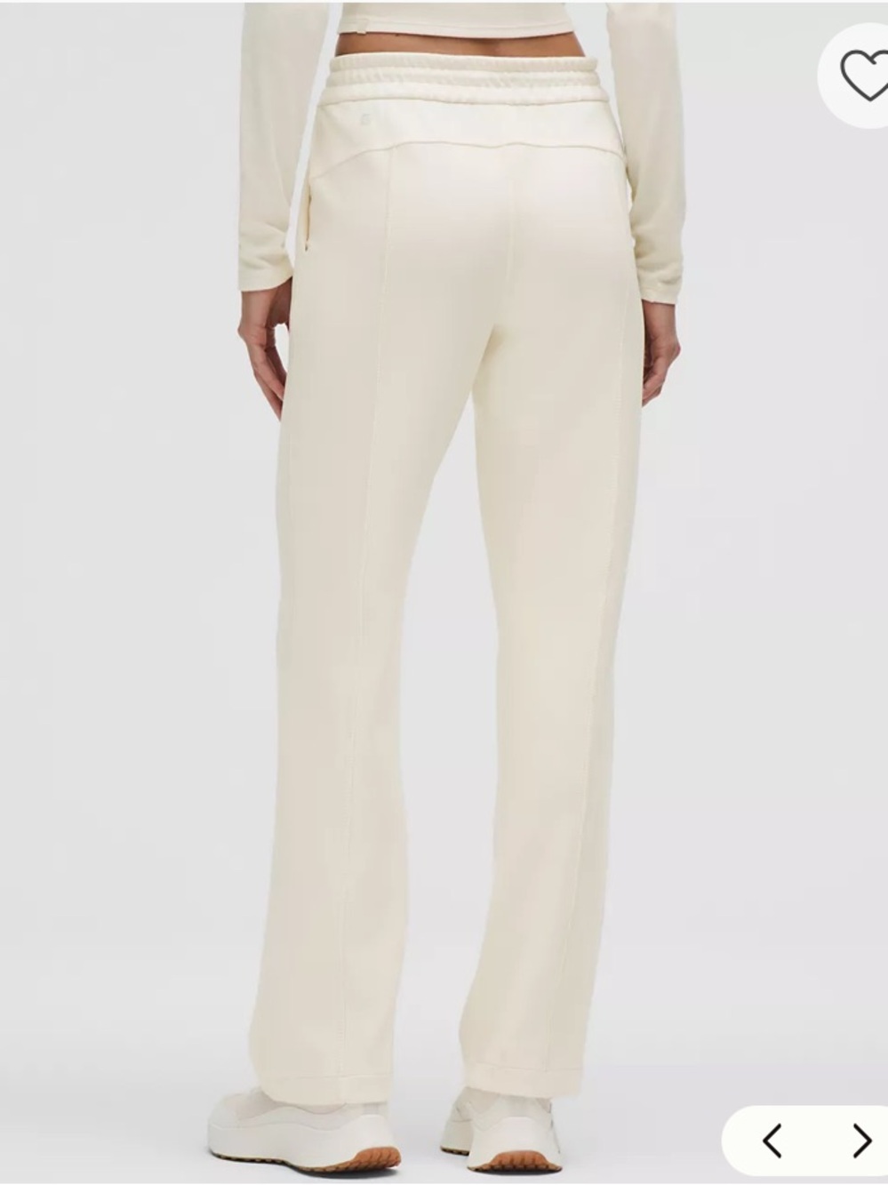 Lululemon Softstreme High-Rise Pant Light Ivory